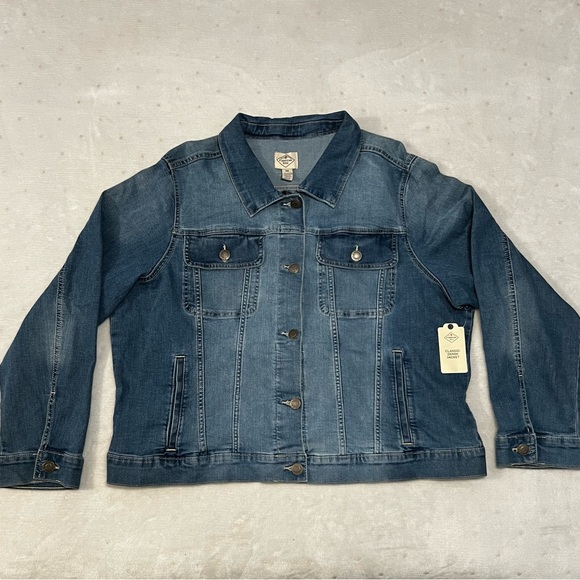 St. John's Bay Jackets & Blazers - St John’s Bay Jean Jacket